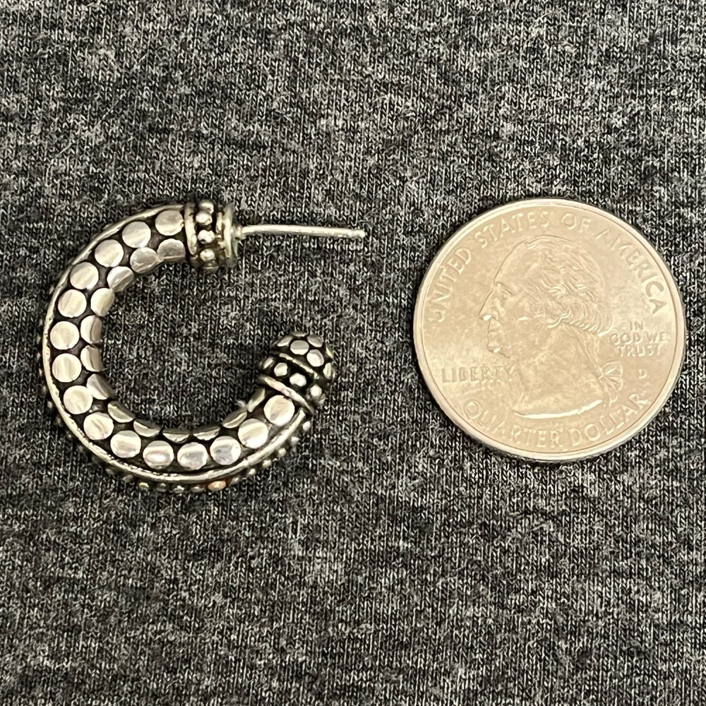 Vintage John Hardy Dot Small
Hoop Earrings - Picture 5 of 5